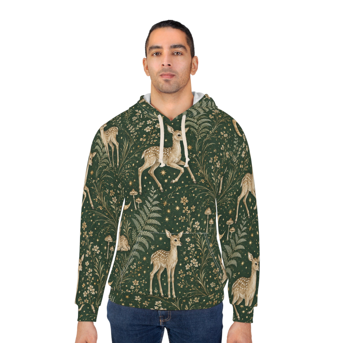 Astral Fawn Forest Pullover Hoodie