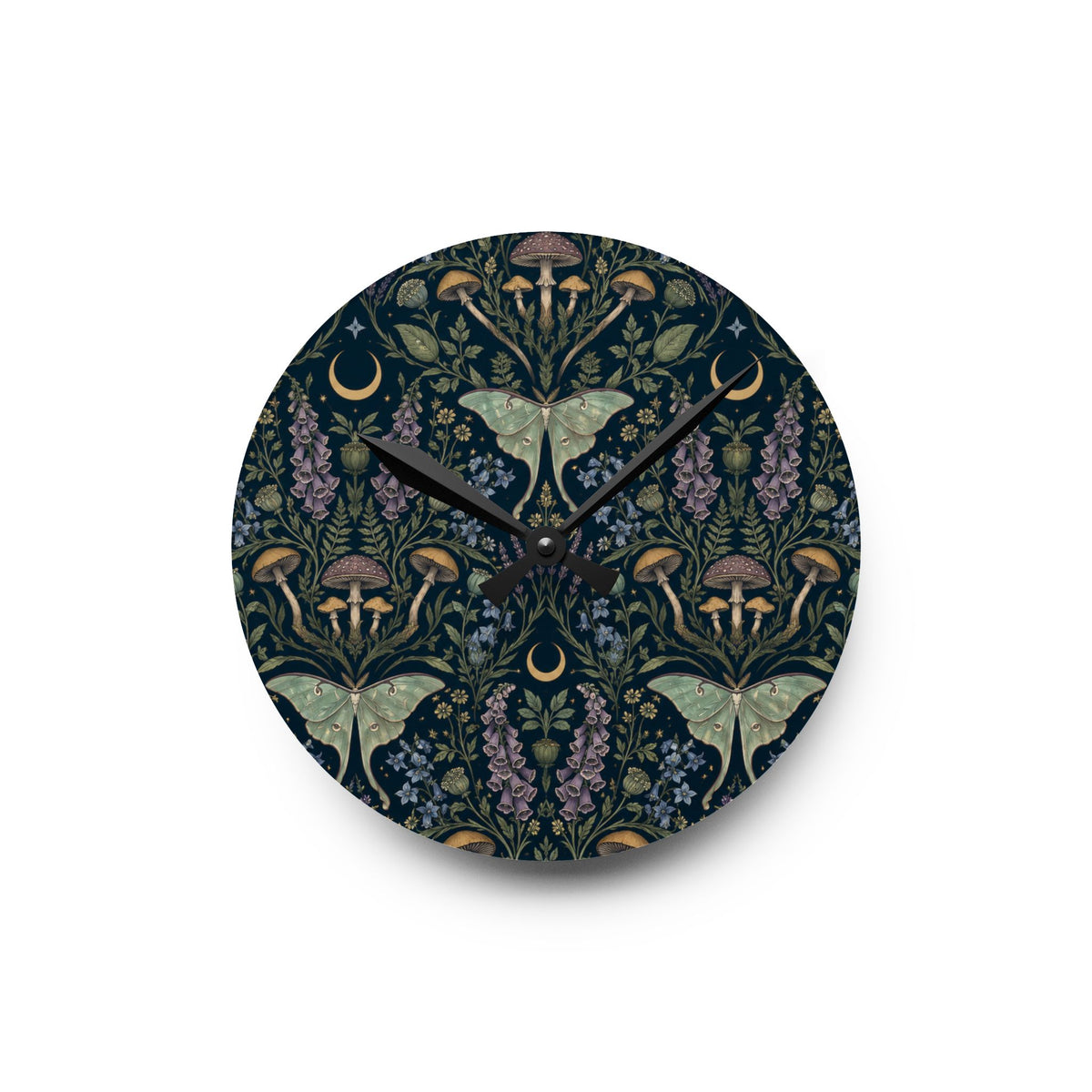 Luna Apothecary Verdigris Acrylic Wall Clock