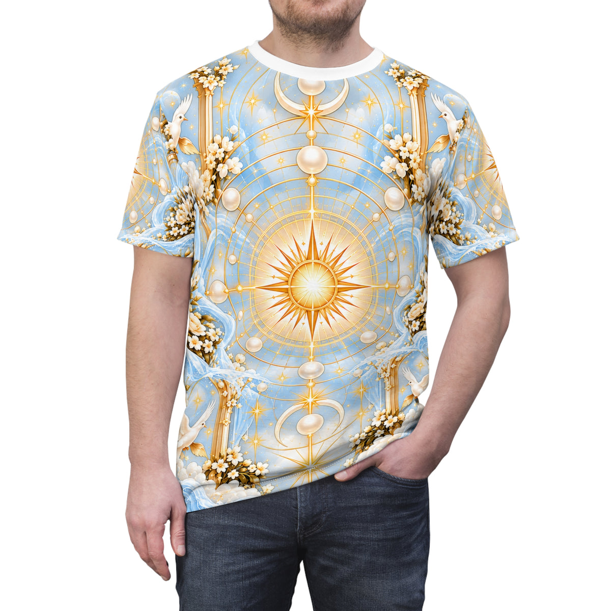 Cosmic Glory Pearl Daybreak All-over-print T-Shirt