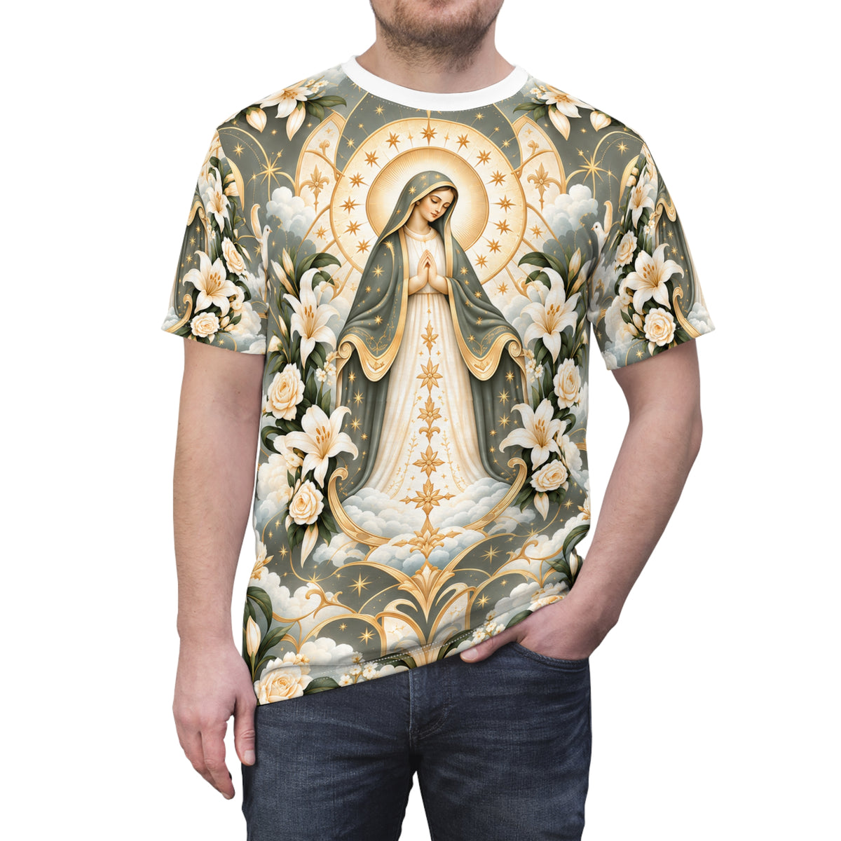 Marian Radiance Moon Milk All-over-print T-Shirt