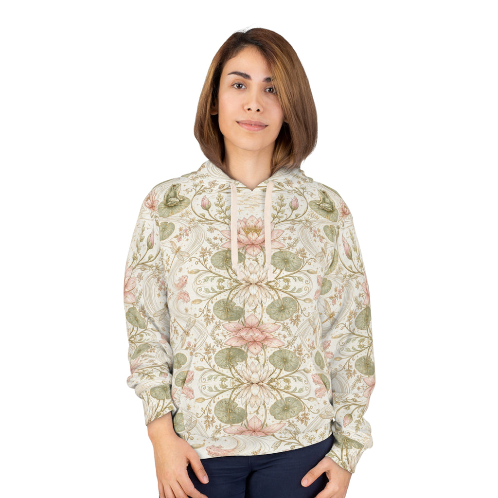 Nymphaea Nocturne Moon Milk Pullover Hoodie