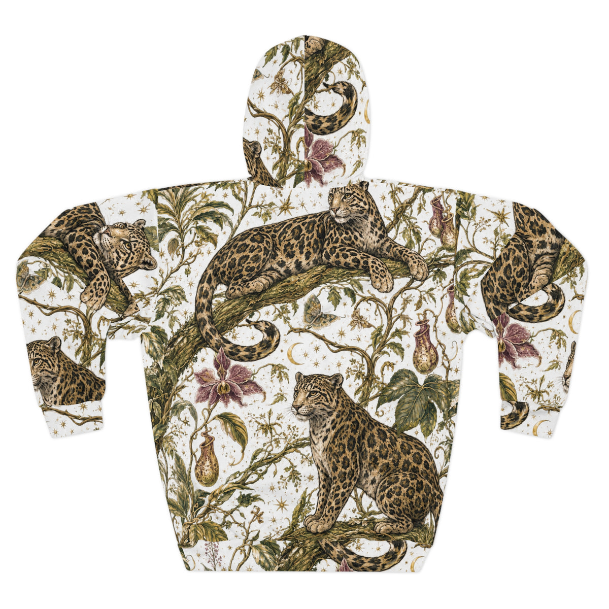 Cloud Leopard Reverie Moon Milk Pullover Hoodie