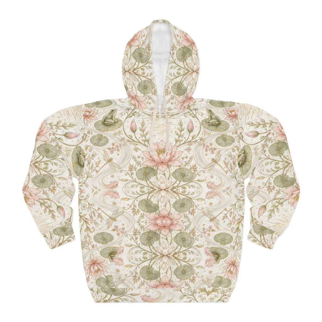 Nymphaea Nocturne Moon Milk Pullover Hoodie