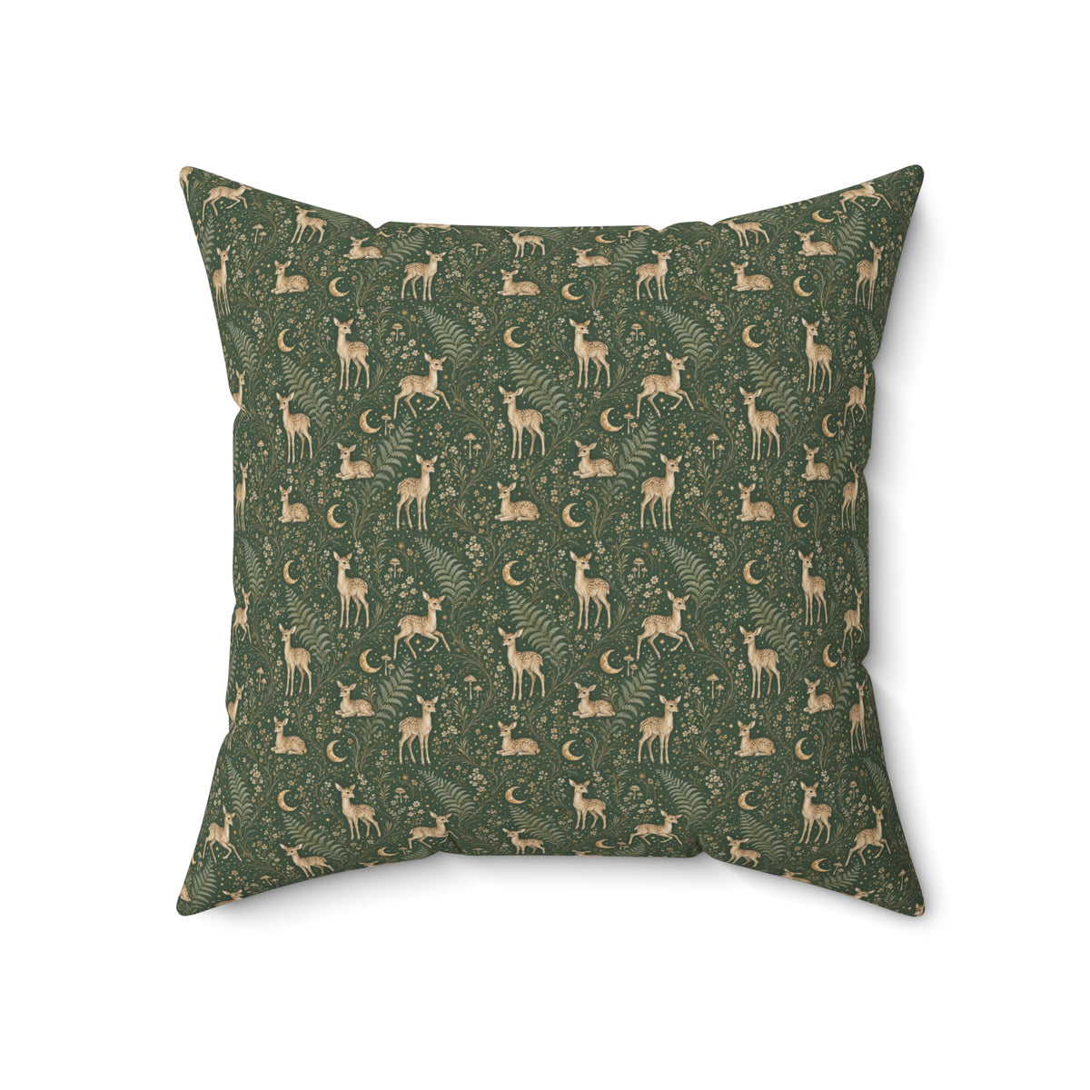 Astral Fawn Forest Decorative Pillow