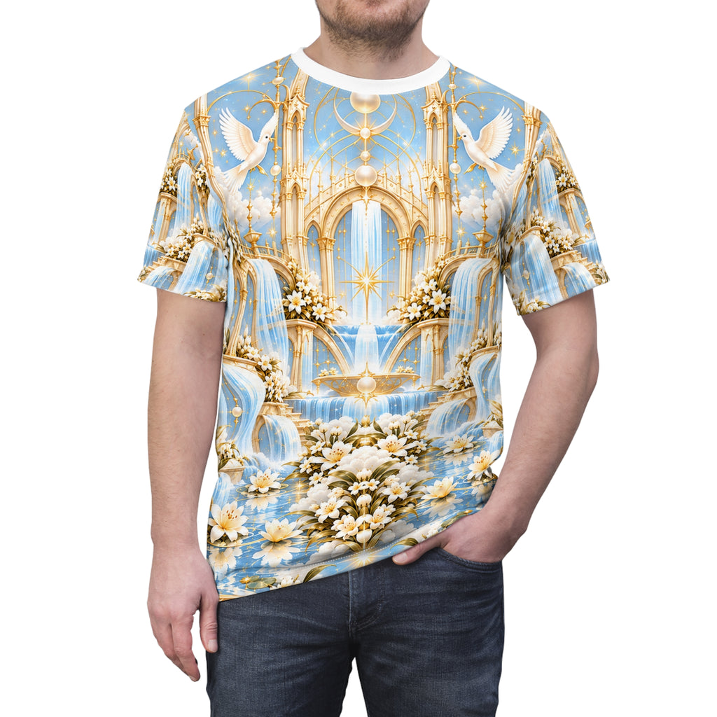 Living Waters Sanctuary Moonstone Ivory All-over-print T-Shirt