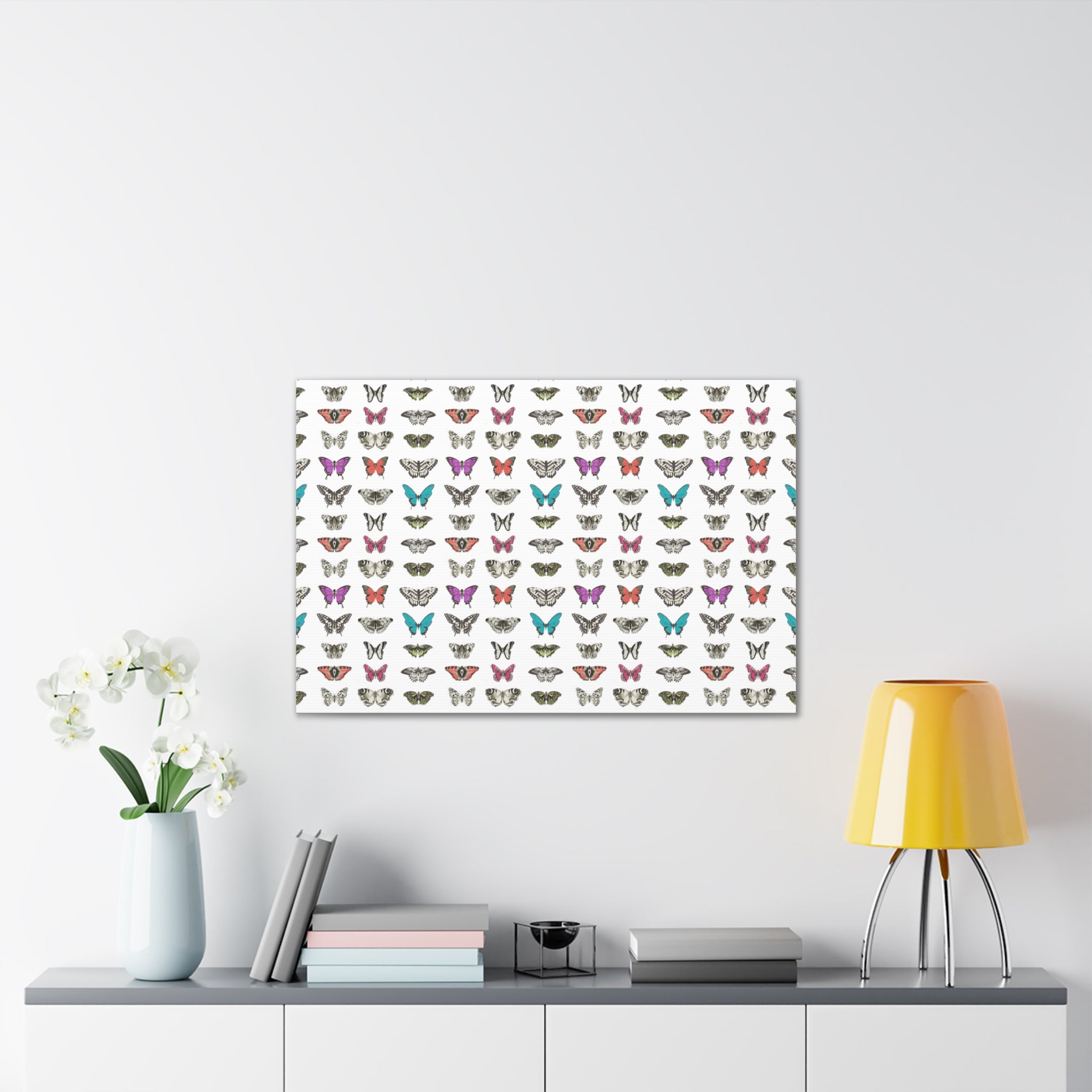 Butterfly and Moth Stretched Canvas