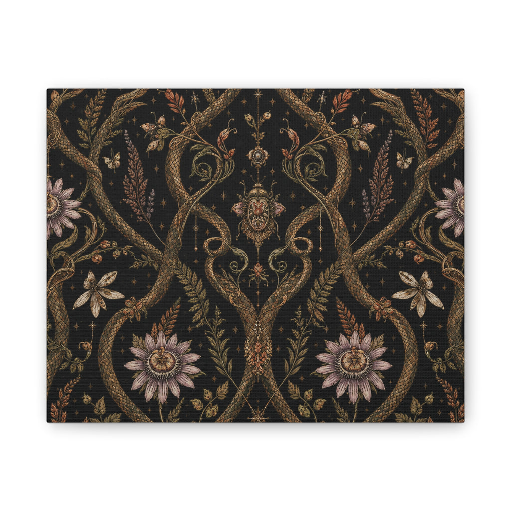 Serpent Conservatory Bronze Nocturne Stretched Canvas