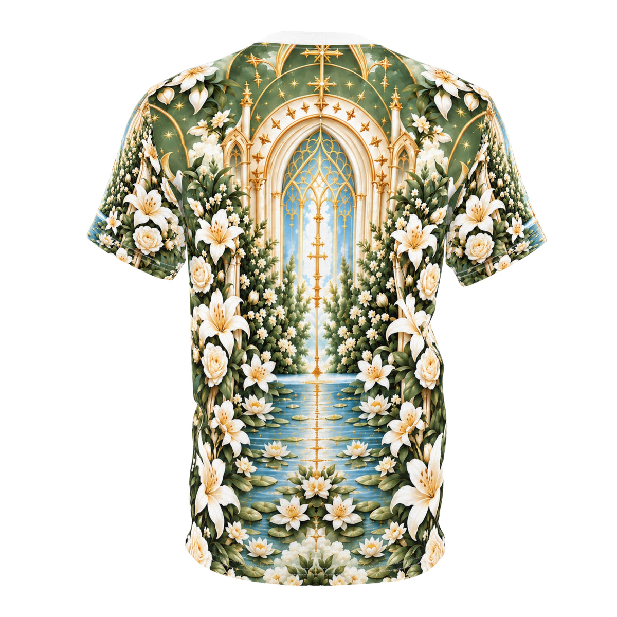 Immaculate Garden Sage Green All-over-print T-Shirt