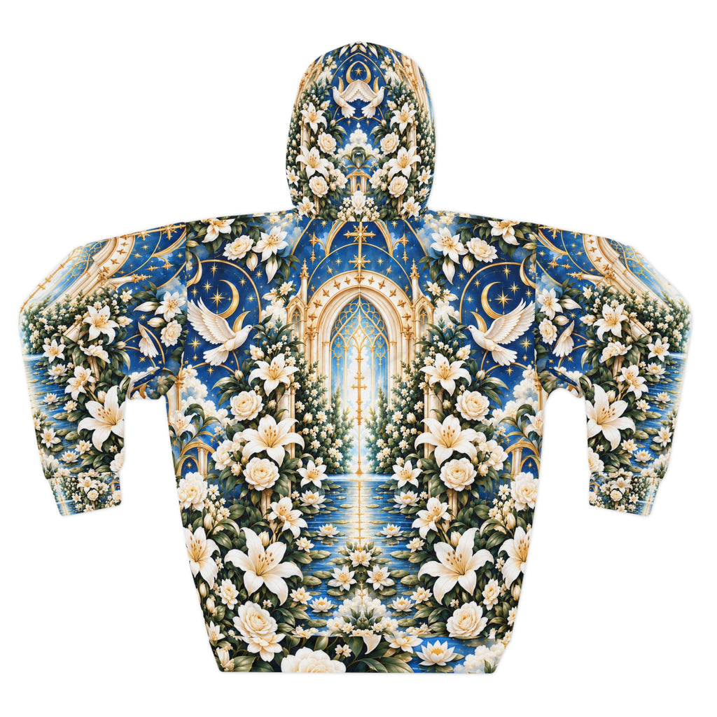 Immaculate Garden Marian Blue Pullover Hoodie