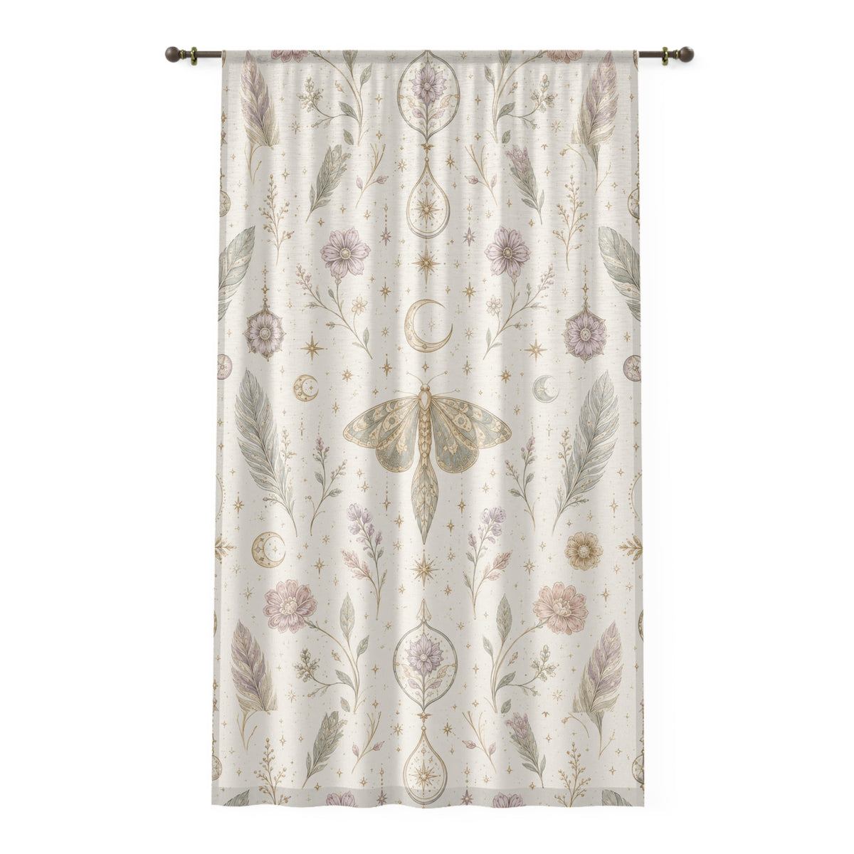 Talisman Moonlight Moon Milk Window Curtain