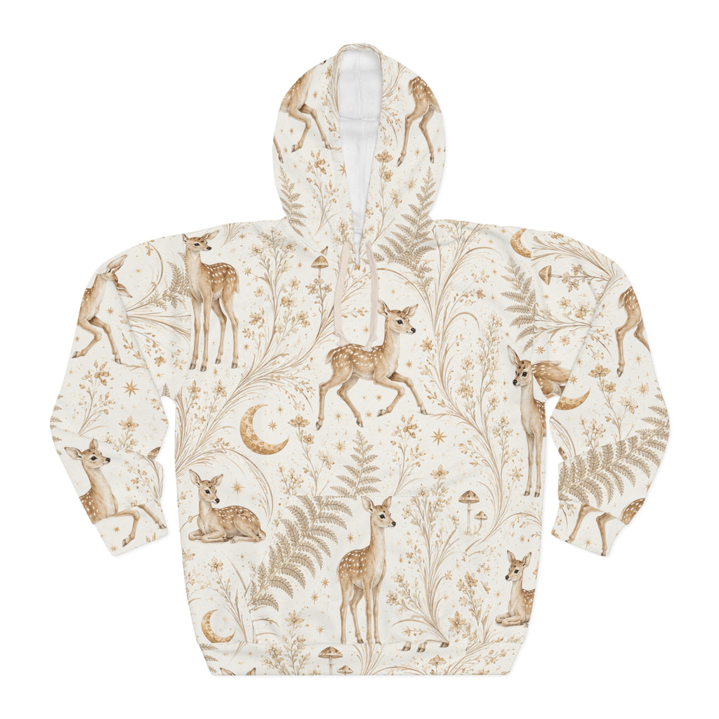 Astral Fawn Moon Milk Pullover Hoodie