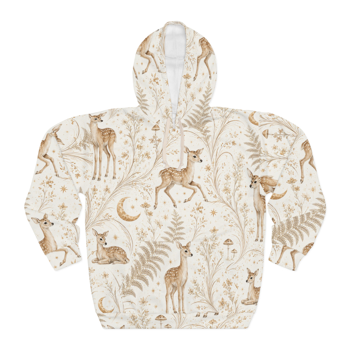 Astral Fawn Moon Milk Pullover Hoodie