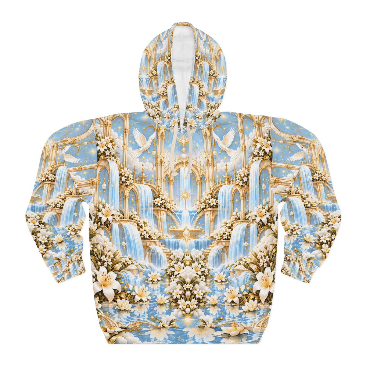 Living Waters Sanctuary Moonstone Ivory Pullover Hoodie