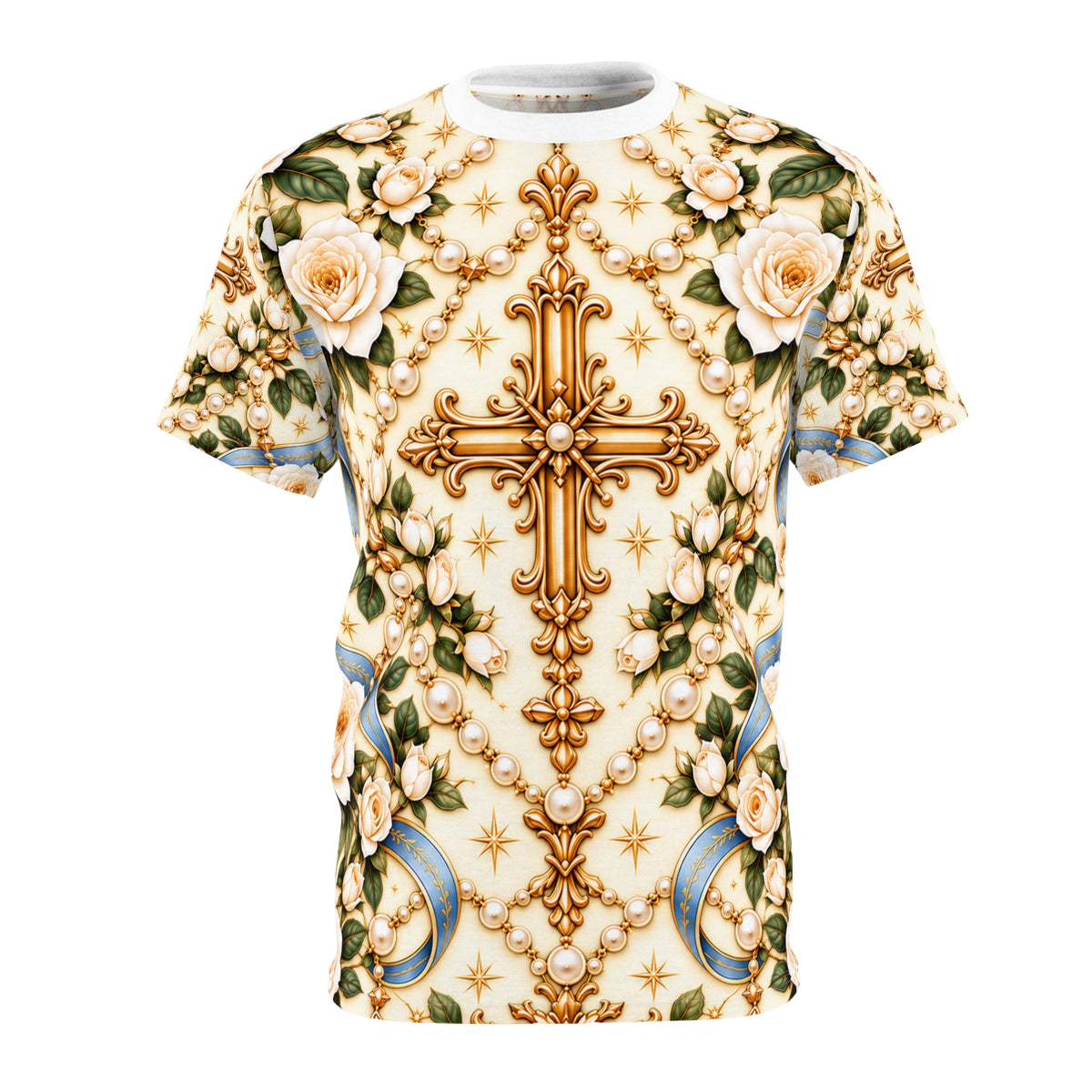 Rosary of Light Ivory All-over-print T-Shirt