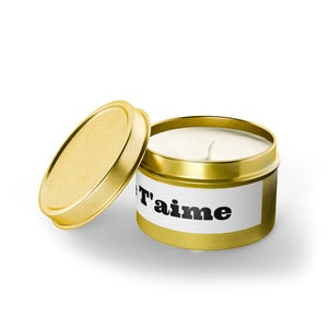 Je T'aime Tin Candle