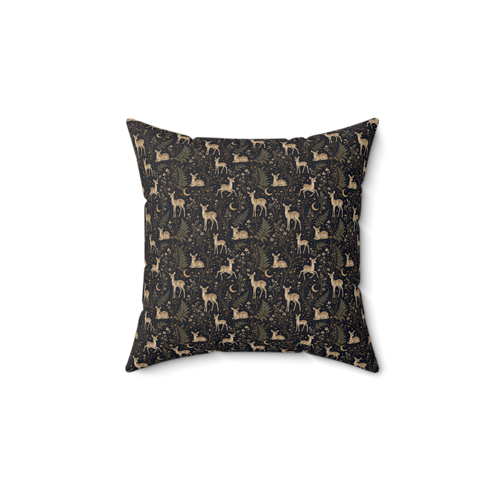 Astral Fawn Nocturne Decorative Pillow