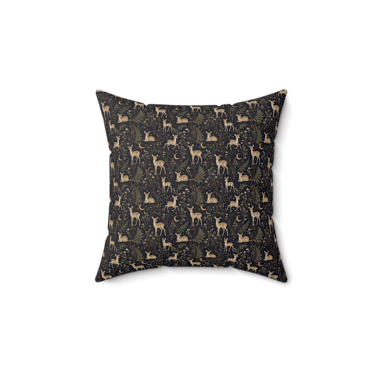 Astral Fawn Nocturne Decorative Pillow