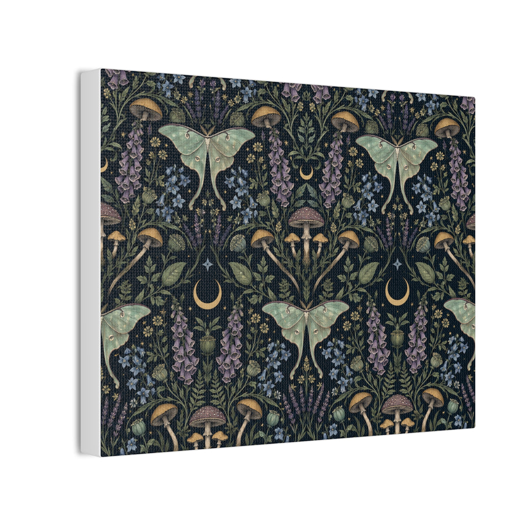 Luna Apothecary Verdigris Stretched Canvas