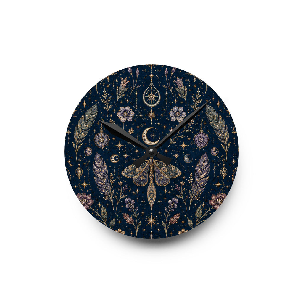 Talisman Moonlight Nocturne Acrylic Wall Clock