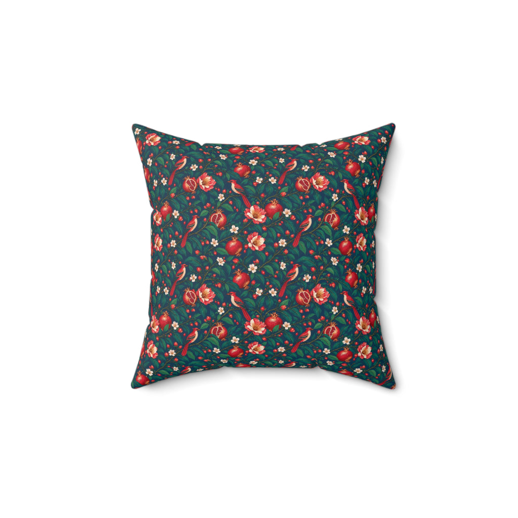 Gilded Orchard Blue Hour Decorative Pillow
