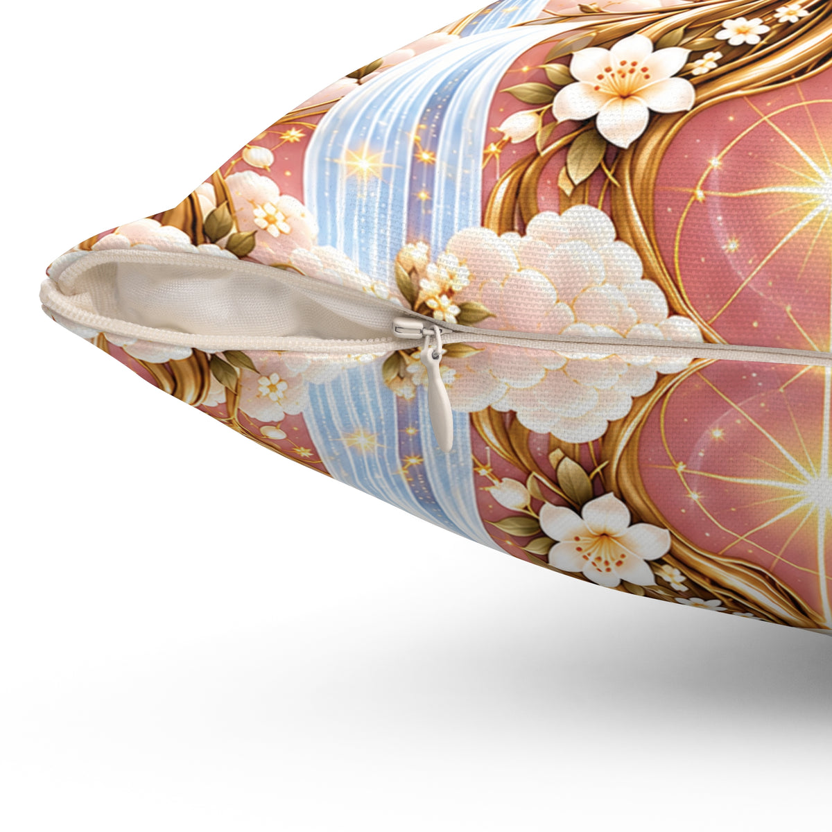 Tree of Heaven Rose Twilight Decorative Pillow