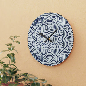 Abstract Geometric Acrylic Wall Clock