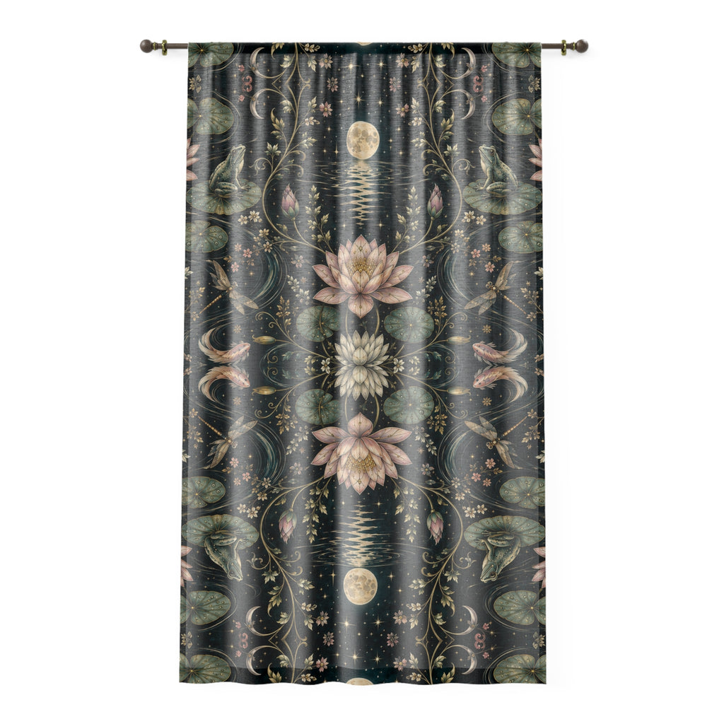 Nymphaea Nocturne Nocturne Window Curtain