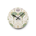 Celestial Aviary Moon Milk Acrylic Wall Clock
