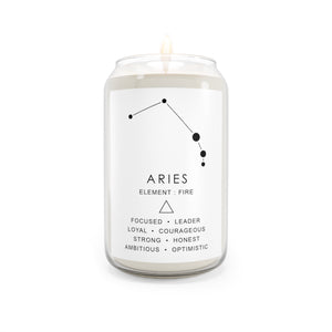 Aries Zodiac Luxe Candle