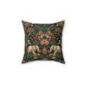 Mystic Jungle Midnight Jungle Decorative Pillow