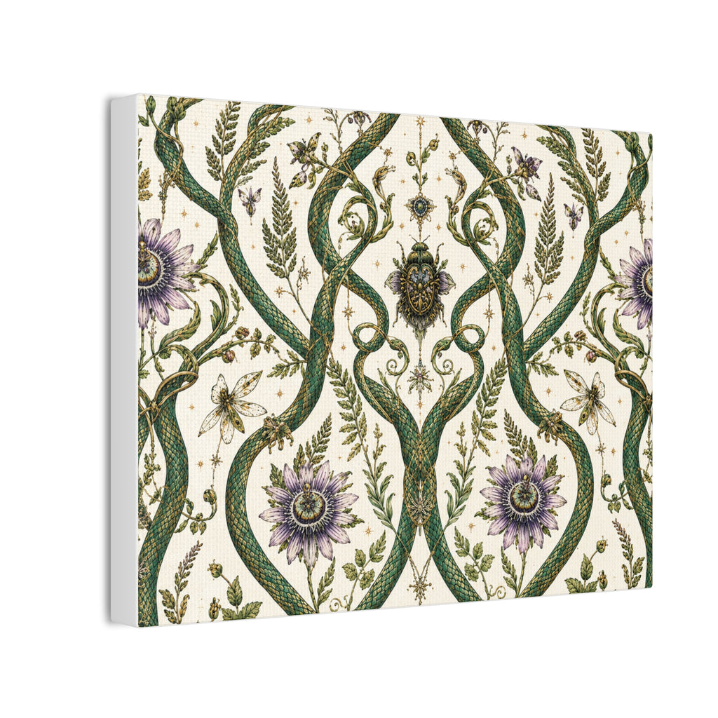 Serpent Conservatory Garden Mist Stretched Canvas