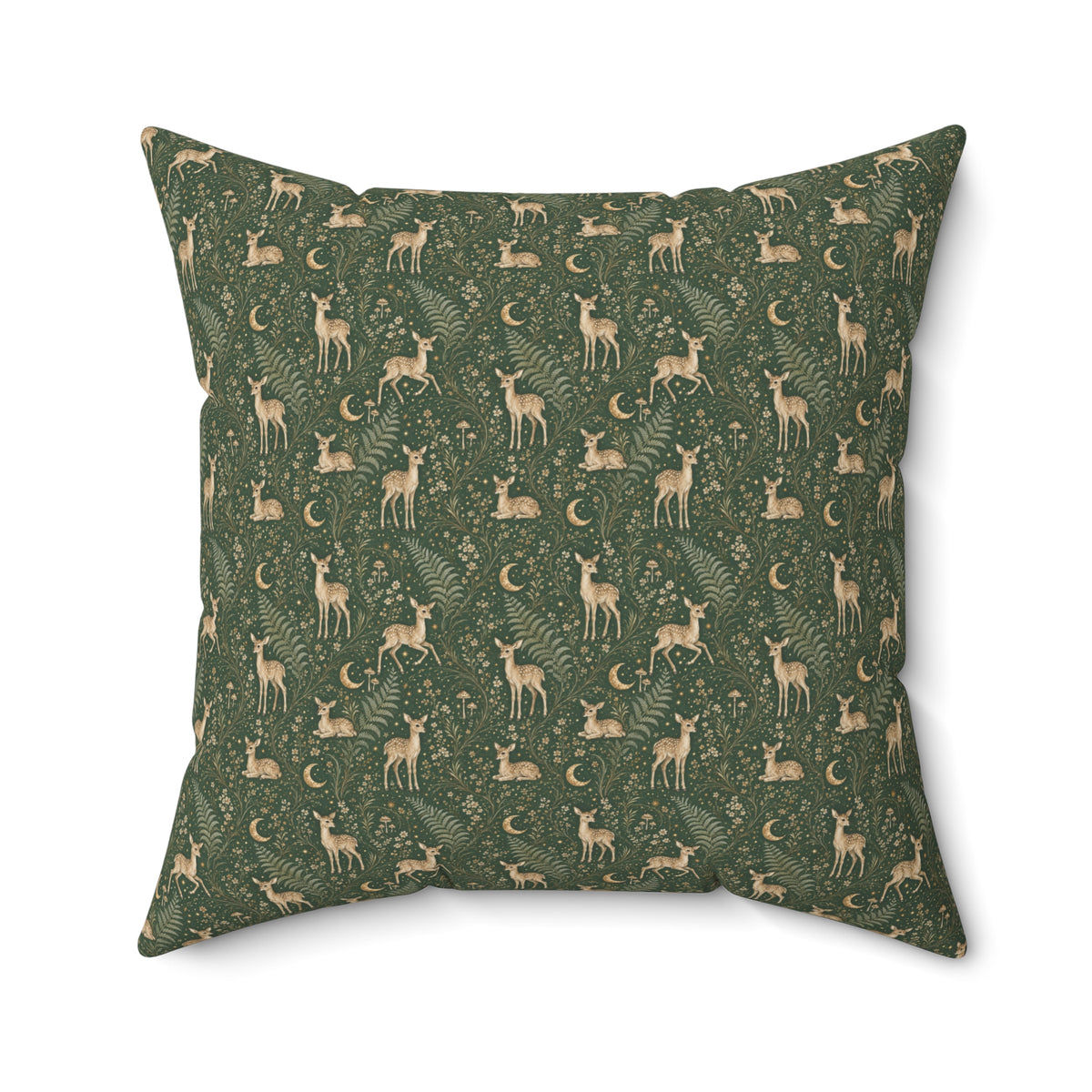 Astral Fawn Forest Decorative Pillow