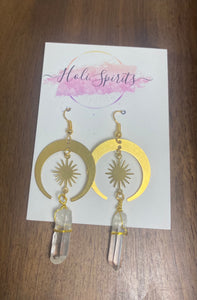 Moon & Starburst Earrings