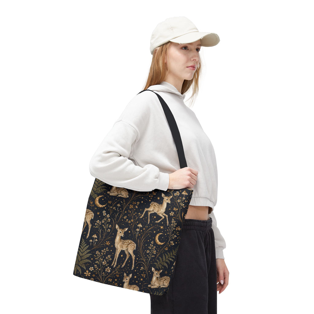 Astral Fawn Nocturne Tote Bag