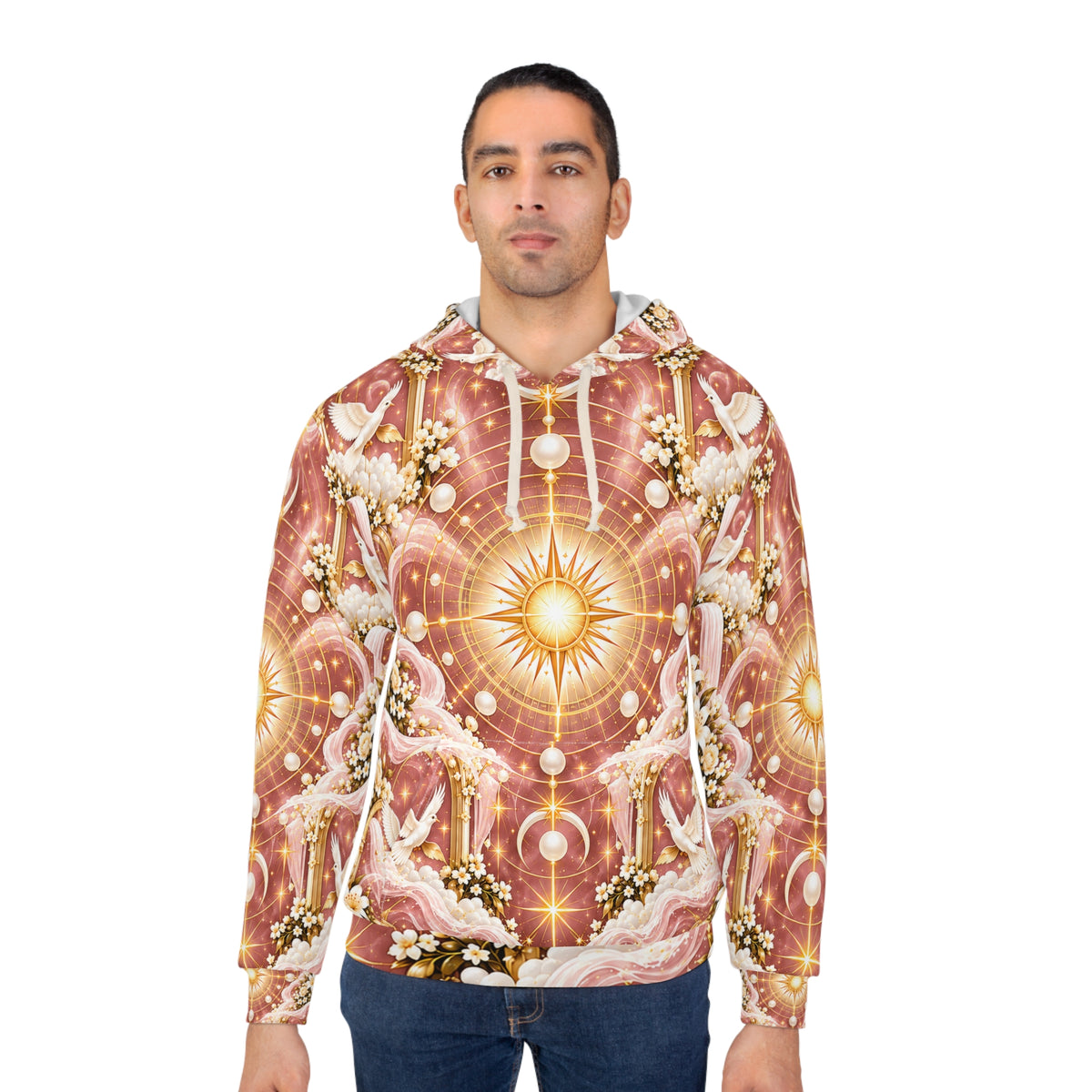 Cosmic Glory Twilight Rose Pullover Hoodie