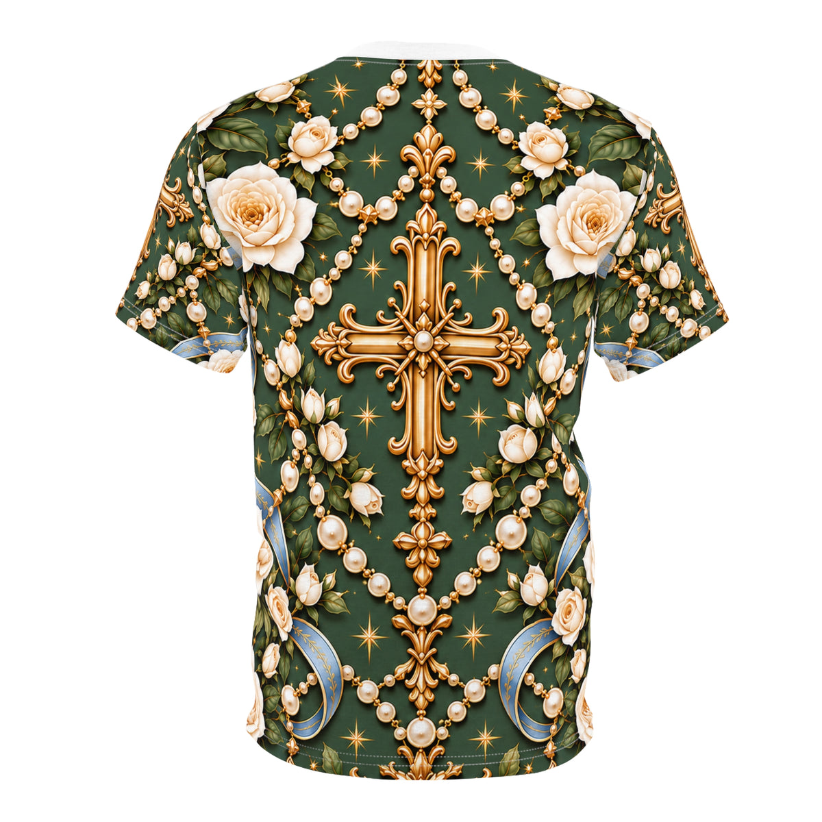 Rosary of Light Sage Blue All-over-print T-Shirt