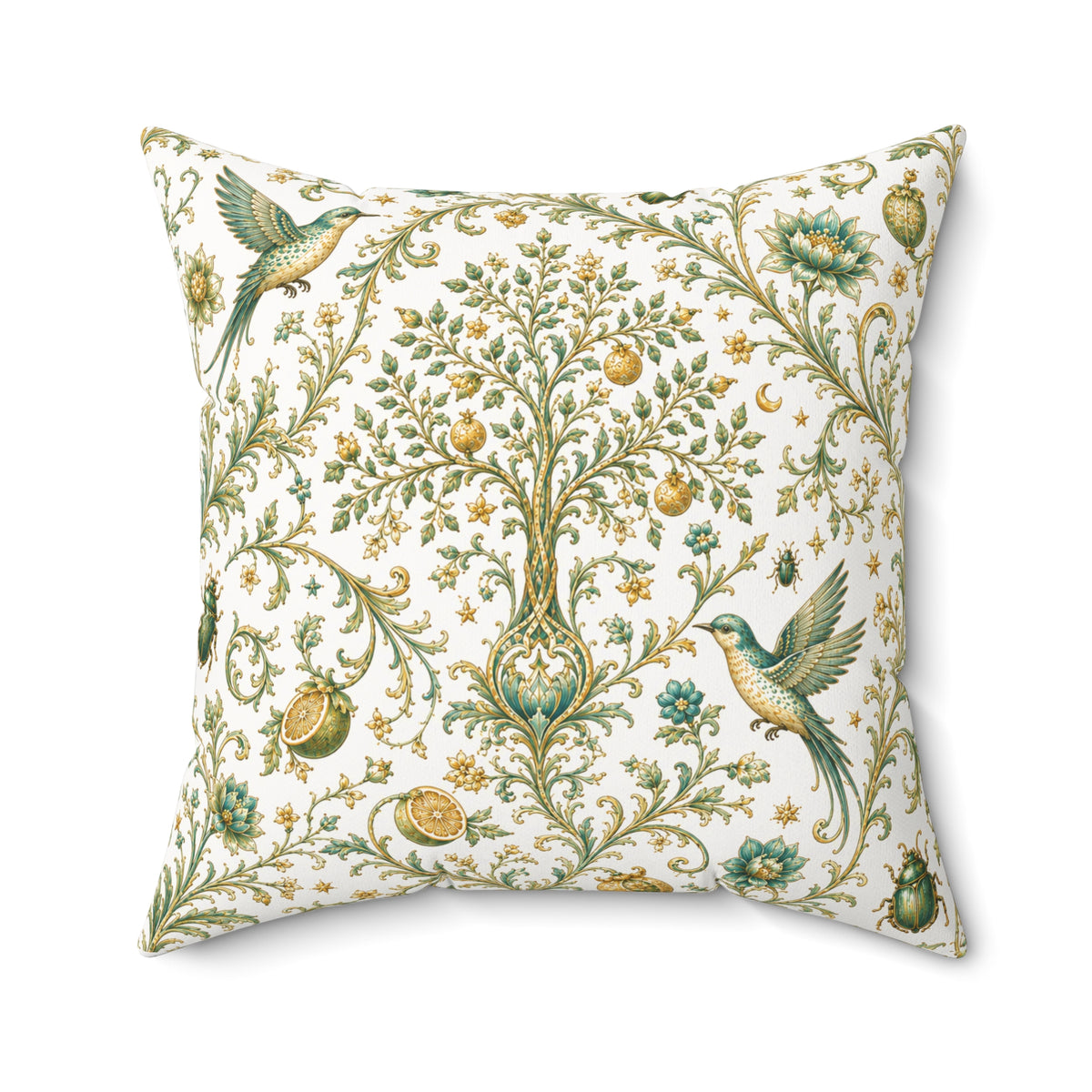 Sacred Canopy Moon Milk Decorative Pillow