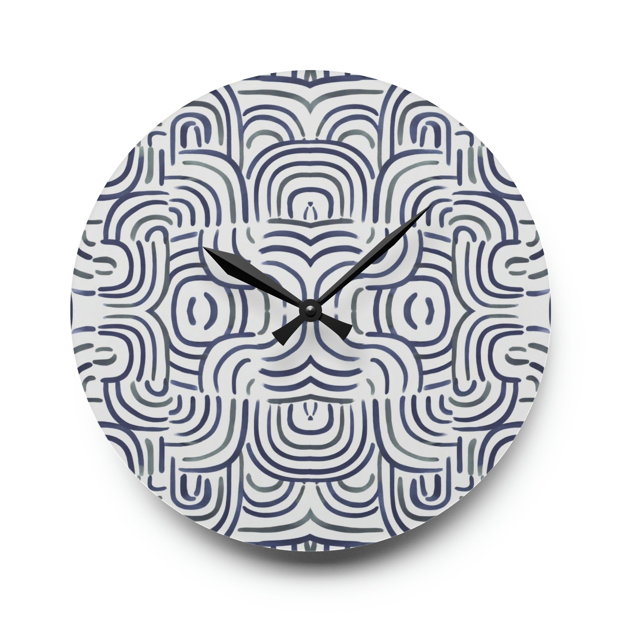 Abstract Geometric Acrylic Wall Clock