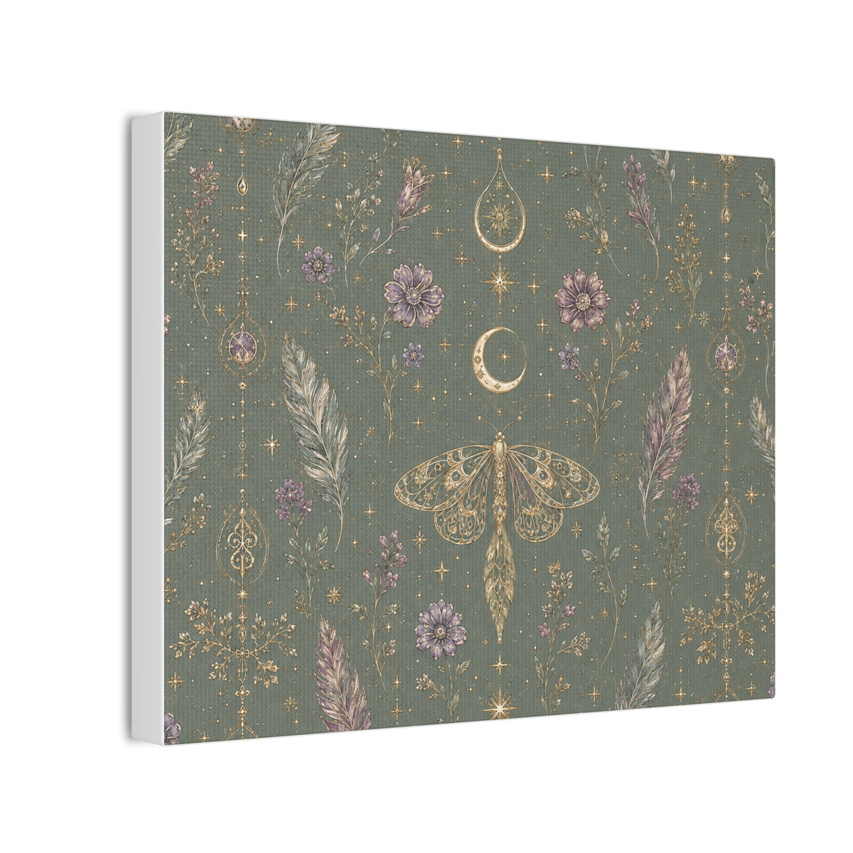 Talisman Moonlight Sage Stretched Canvas