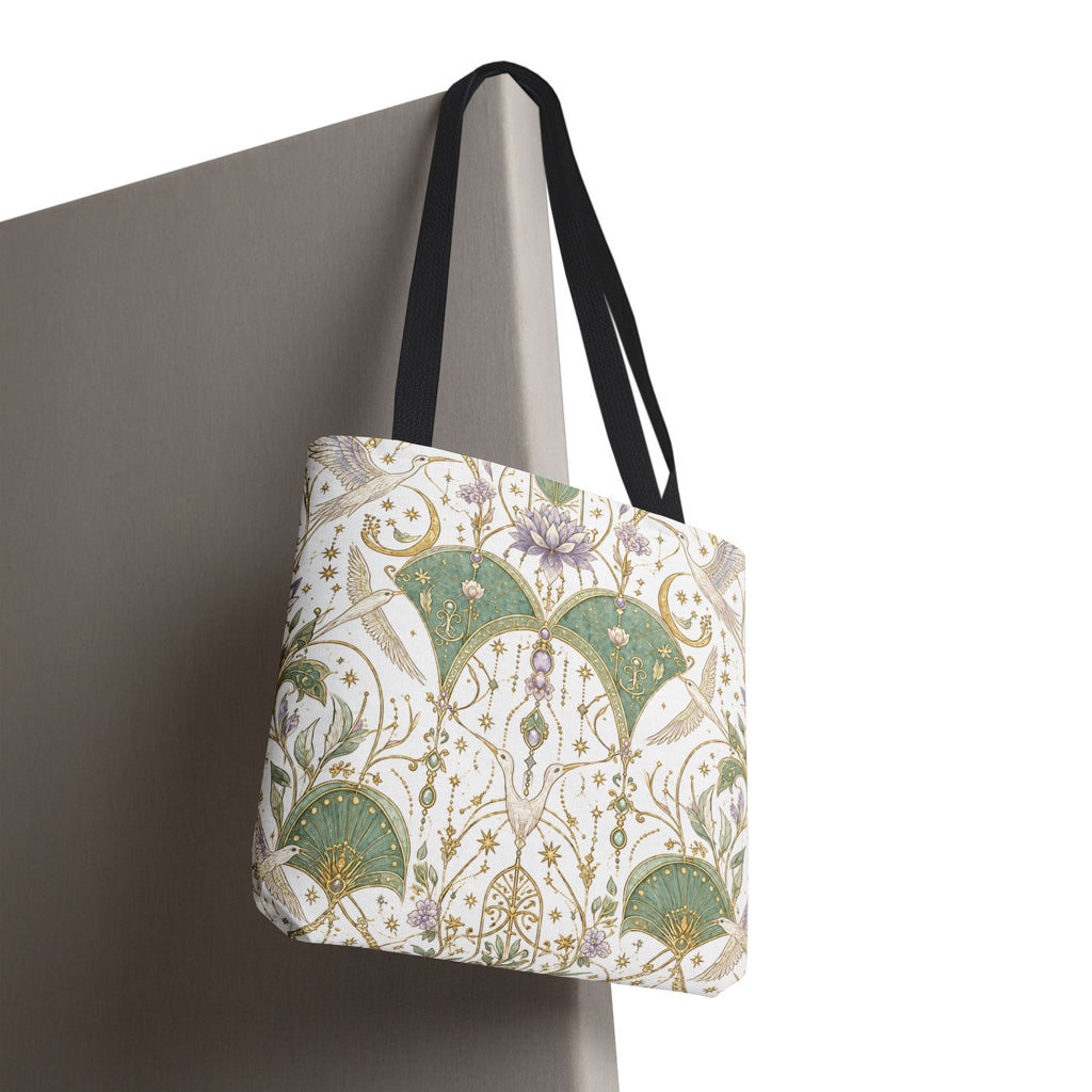 Celestial Aviary Moon Milk Tote Bag