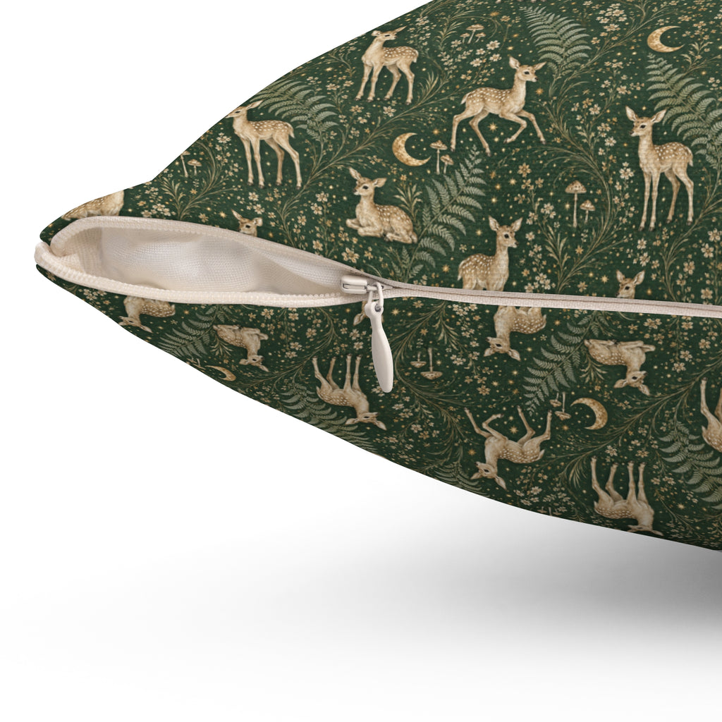 Astral Fawn Forest Decorative Pillow