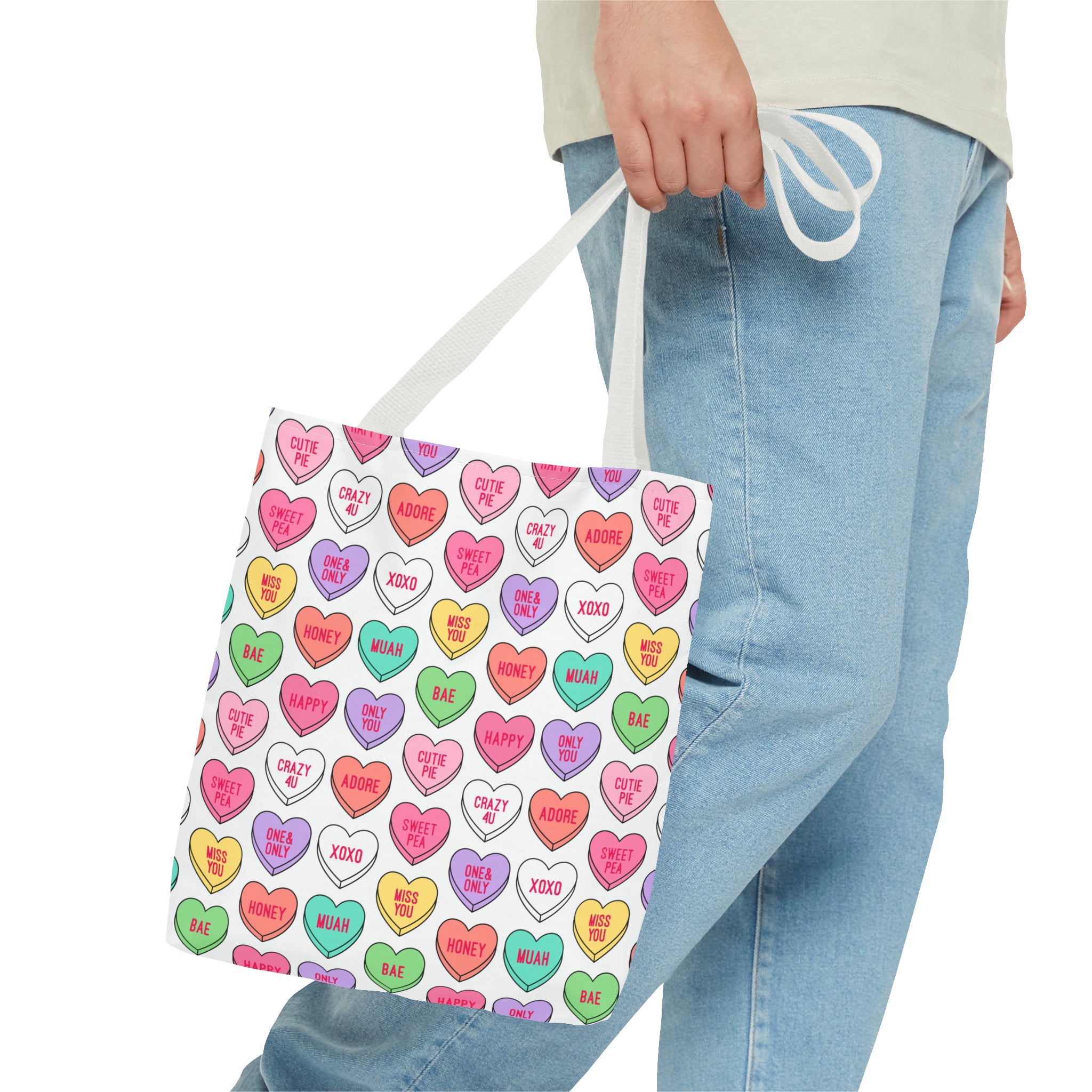 Candy Heart Tote Bag