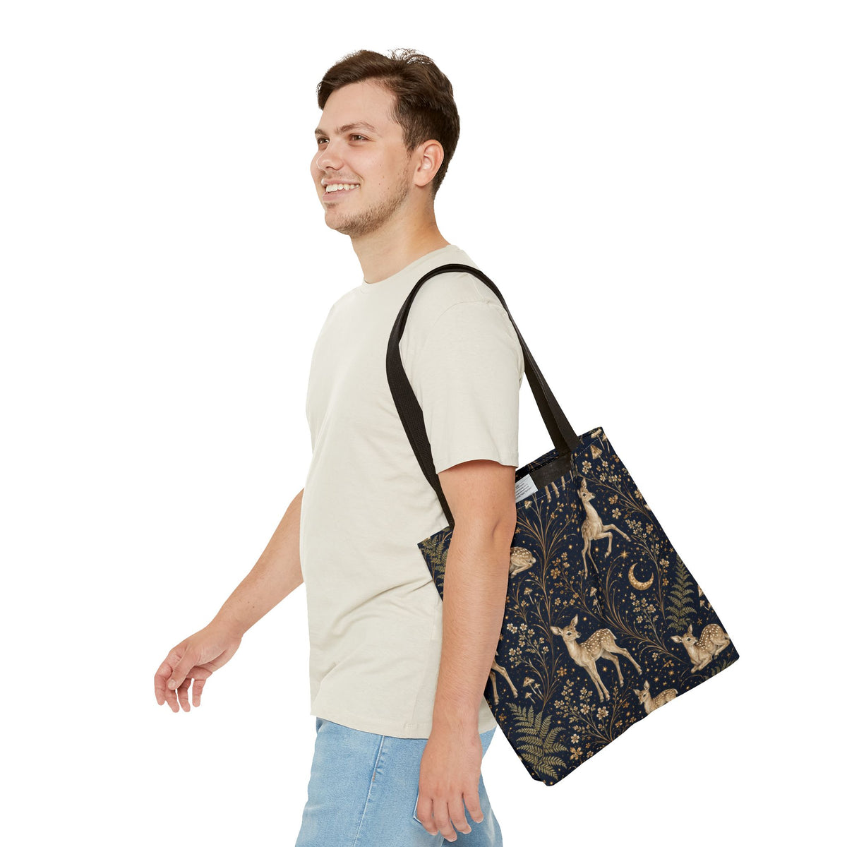 Astral Fawn Nocturne Tote Bag