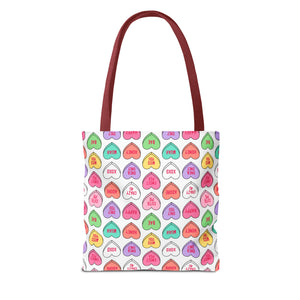 Candy Heart Tote Bag