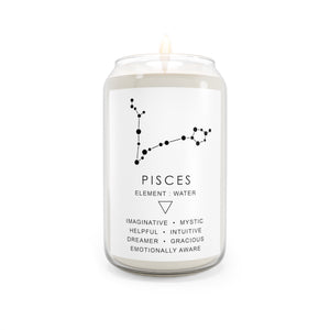 Pisces Zodiac Luxe Candle