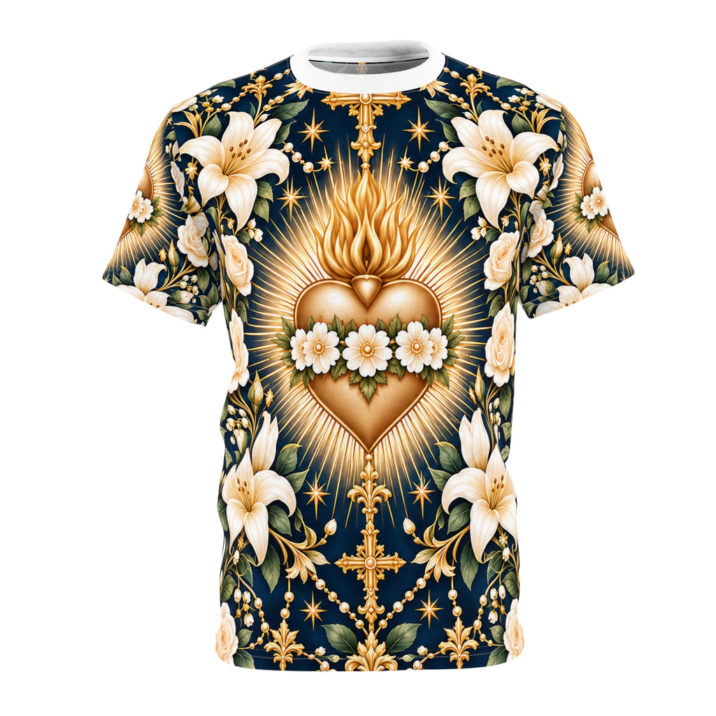 Immaculate Heart Midnight Blue All-over-print T-Shirt