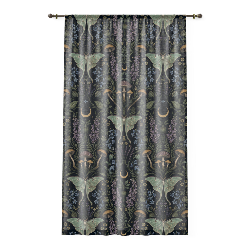 Luna Apothecary Verdigris Window Curtain