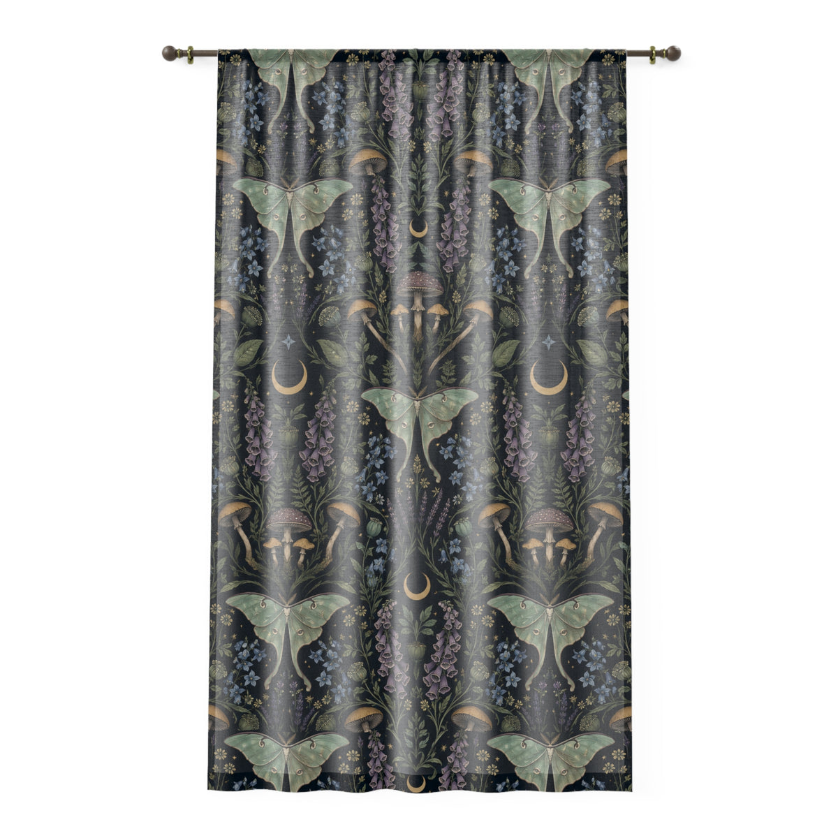 Luna Apothecary Verdigris Window Curtain