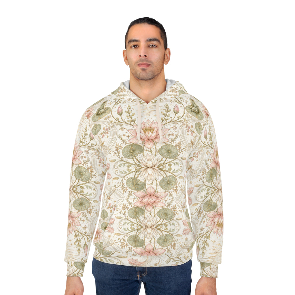 Nymphaea Nocturne Moon Milk Pullover Hoodie