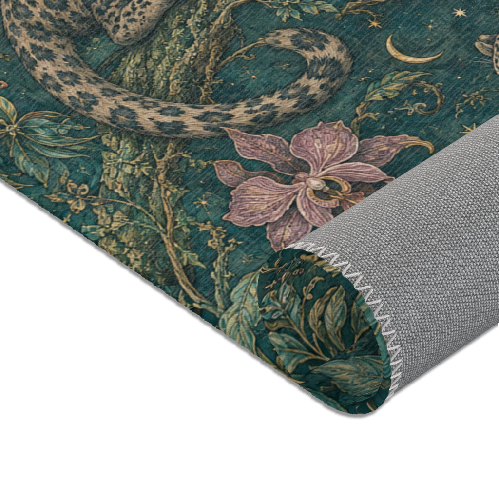 Cloud Leopard Reverie Verdigris Area Rug